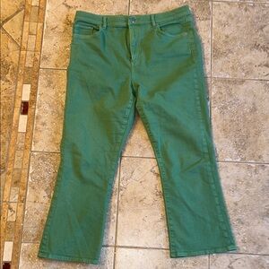 LOFT Green Denim Pants
